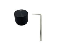 Bouton en aluminium poli, réglage précis du son pour guitares électriques, résistant, esthétique moderne, Installation facile