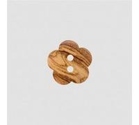 Bouton en forme de fleur - Bois d’olivier naturel - 2 trous - 15 mm - Prym(...) - 016 Naturel 016 Naturel G