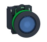 Bouton en plastique éclairé. bleu Harmony XB5 XB5FW36M5