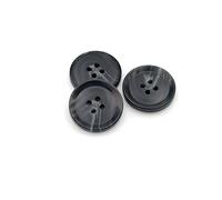 Bouton en résine 20 pièces 4 trous Art de couture Forme ronde pour vêtements Blazer Blouse