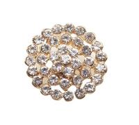 Bouton en Strass Boutons en alliage plaqué or