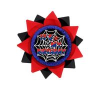 Bouton Fait Main C'est Mon Anniversaire, 9 cm Toile d'Araignée Badge Joyeux Anniversaire pour Femmes et Hommes Décoration de Fête à Thème