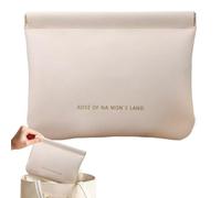 Bouton FOB Porte - sac de transport de casque en cuir, sac de changement à fermeture à glissière petite, attache magnétique sécurisée | Mini enveloppe durable pour les cartes en espèces de tas