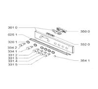 Bouton Four cuisinière (480121100272 ARISTON HOTPOINT BAUKNECHT LADEN WHIRLPOOL)