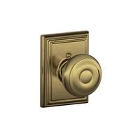 Bouton g orgien avec garniture Addison Serrure non rotative Laiton antique F170 GEO 609 ADD