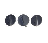 Bouton gris x3 - Four, cuisinière (SS-187755 )