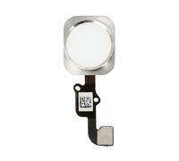 Bouton Home Complet avec nappe de connexion pour iPhone 6 Blanc