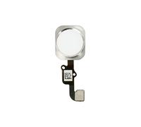 Bouton Home Complet avec nappe de connexion pour iPhone 6 Blanc