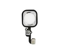 Bouton Home Complet avec nappe de connexion pour iPhone 6S Blanc