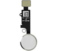 Bouton Home Complet iPhone 7 - AVIZAR - Blanc - Nappe de connexion