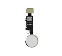 Bouton Home Complet iPhone 7 Bouton principal + nappe de connexion Blanc