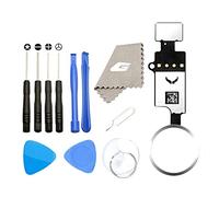 Bouton Home de Remplacement pour iPhone 7 7Plus 8 8 Plus, GVKVGIH Bouton Home Touch ID Clé Principale Flex Câble de Remplacement avec Outils de réparation pour iPhone 7 7P 8 8P Version4.0 White