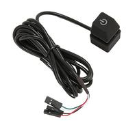 Bouton Hôte d'ordinateur, Extension de Bouton d'alimentation PC Facile à Installer Plug and Play Externe Simple Opération ABS pour Les Bureaux pour Les Cybercafés (1.65M)