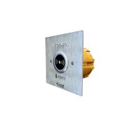 Bouton Infrarouge Lumineux Monté Sur Facade Inox 100X100Mm Pour Pot Diam60 - COMELIT BP/508IRL-60