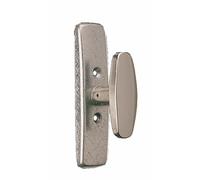 Bouton inox pour crémones en acier - cache semi-lardée - MAP 9 BRICOZOR