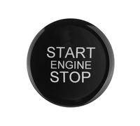 bouton intérieur Voiture Compatible Avec Alfa Pour Romeo Pour Giulia Pour Stelvio 2017 2018 2019 Couvercle De Bouton De Démarrage Et D'arrêt Du Moteur De Voiture,