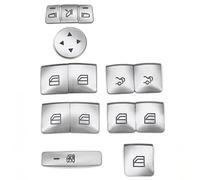 bouton intérieur Voiture Compatible Avec Benz Pour Classe C E W204 W212 Bouton Volant Intérieur Voiture Bouton Déverrouillage Porte Bouton Mémoire Bouton Lève-vitre Autocollant
