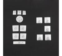 bouton intérieurs autocollant Compatible Avec Benz Pour CLA GLA ML GL GLE GLS ABC W204 Classe E W212 Autocollants À Paillettes Pour Bouton De Lève-vitre Intérieur De Voiture(Silver)
