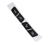 bouton intérieurs autocollant Compatible Avec Benz Pour W204 C300 S204 C204 R172 W218 X204 Autocollants De Réparation Noirs Bouton De Commutation De Verrouillage De Porte De Voiture Moulage Intérieur