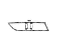 bouton intérieurs autocollant Compatible Avec BMW Z4 Series E89 2009-2016, Garniture De Sortie D'air Centrale Intérieure En Fibre De Carbone, Cadre Décoratif, Autocollants(Right-hand drive)