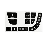 bouton intérieurs autocollant Compatible Avec Citroën C4 Pour Grand Pour Picasso 1set Voiture CD Radio Audio Bouton Réparation Autocollants Autocollants Noir Voiture Bouton Réparation Autocollants