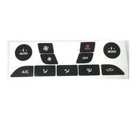 bouton intérieurs autocollant Compatible Avec Ford Pour Focus 1999-2005 Climatisation AC Climatisation Bouton De Pelage Usé Autocollants De Réparation Autocollants PVC Accessoires De Voiture(Color 2)