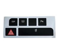 bouton intérieurs autocollant Compatible Avec Pour A4 2004 2005 2006 ESP Porte-gobelet Autocollants Réparation Bouton Usé Bouton Bouton Commutation Réparation Autocollant Intérieur Pièce Rechange
