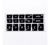 bouton intérieurs autocollant Compatible Avec Pour A4 B6 B7 2000 2001 2002 2003 2004 Climatisation Voiture Bouton Contrôle Climatique Autocollants Réparation Autocollant Voiture Accessoire Décoration