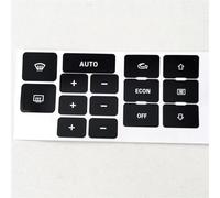 bouton intérieurs autocollant Compatible Avec Pour A6 C5 Console Centrale Voiture Kit Réparation Bouton Chauffage A/C Autocollants Réparation Bouton Commutation Climatisation Climatisation