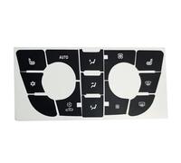 bouton intérieurs autocollant Compatible Avec Vauxhall Pour Astra J Autocollants De Rechange Pour Radio Pièces Noires, Accessoires D'installation Faciles