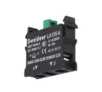 Bouton interrupteur 22mm 1NO/2NO/1NO1NC 2/3 Position autobloquant bouton momentané démarrage arrêt bouton poussoir étanche interrupteur rotatif 10A(NO Base,2NO,2 Position Momentary)