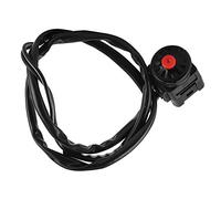 Bouton Interrupteur de guidon de moto, 7/8 pouces 22mm universel Interrupteur de klaxon de guidon de moto Switch pour cessoire de rempl ement de vélo de protection de VTT de motobouton poussoir