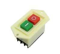 Bouton interrupteur marche/arrêt du moteur, démarre, arrêt, arrêt, 10 A AC380 V pour perceuse de table, meuleuse, machine de découpe, bouton poussoir