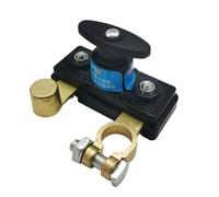 Bouton isolateur de batterie pour voiture, bouton de déconnexion de la batterie, batterie automatique Shut Off Isolator, 12/24V Impossible d'arrêter le déconnecteur de véhicule, accessoires pour cami