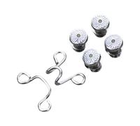 Bouton Jean réglable, tendeur de taille Jean | Pas de couture Pantalon réglable Bouton Pin - Tendeur de Jeans ample en alliage, épingles à boutons en Jean amovibles pour Jeans, manches, pantalons