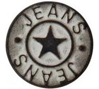Bouton jeans métal pied étoile 18mm - Prym(...) - Argent Antique gris Argent Antique gris G