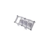, bouton lave-linge poussoir blanc (ensemble de 3) q-line