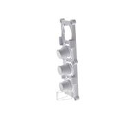 , bouton lave-linge poussoir blanc (ensemble de 3 sur support) kuda