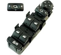 Bouton leve vitre compatible pour C4 (2), C5, 308, 508, 3008, 5008 (2008-2017) interrupteur lève-vitre. AVANT GAUCHE (conducteur) AVEC RÉTROVISEURS RABATTABLES | 96650621ZD, 6490X6