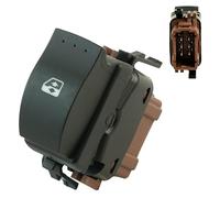 Bouton leve vitre compatible pour Clio 2, Laguna 2, Megane 2, Scenic 2, Grand Scenic, Master 2, Trafic 2, Interstar, Primastar, Movano A, Vivaro A. NON CONFORT. AVANT OU ARRIÈRE DROIT | 8200057321