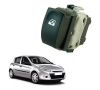 Bouton leve vitre compatible pour Clio 3, Modus, Grand Modus, Twingo 2 | (2004-2014) Interrupteur lève-vitre NON CONFORT | AVANT DROIT (passager) 8200214936