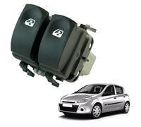 Bouton leve vitre compatible pour Clio 3, Modus, Grand Modus, Twingo 2 (2004-2014) NON CONFORT. Interrupteur lève-vitre. AVANT GAUCHE (conducteur) 8200214939