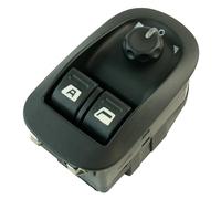 Bouton leve vitre compatible pour Peugeot 206, 306, Expert, Citroen Jumpy, Fiat Scudo (1993-2010) avant gauche ou droit (conducteur ou passager) 6554WA