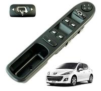 Bouton leve vitre compatible pour Peugeot 207 (5 portes) et 207 SW (break) (2006-2014) Commande lève-vitre. AVANT GAUCHE (conducteur) 6554QG