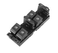 Bouton Lève Vitre Interrupteur Commande Lève Vitre 1J4 959 857D Pour Jetta Pour Golf Pour Bora Pour Passat B5 Pour Seat Pour Leon Pour Toledo 1999-2001 2002 2003 2004 2005 2006 Bouton Levage Fenêtre