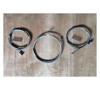 Bouton Leve Vitre Interrupteur Pour Skoda Pour Octavia 1z1837461 1z1837462 Connexion De Manivelle Câbles Levage En Acier Avant Gauche Et Droit Kit Réparation Lève-vitre(Steel Wirerope)