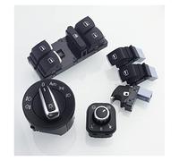 Bouton Lève vitre Pour Passat B6 Pour Tiguan Interrupteur Phare Rétroviseur Latéral Bouton Poussoir Fenêtre Principale Pour Caddy Pour Golf 5ND 941 431 B(C)