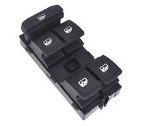 Bouton Lève-Vitre pour Seat pour Leon 2013-2018 5G0959857 Lumière Rouge/Blanche Fenêtre Électrique Bouton De Commande Principal Fenêtre De Commutation Lève Interrupteur Lève-vitre(NoelectroplateRed)