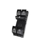 Bouton Lève Vitre pour VW pour Golf 5 6 pour GTI MK5/6 pour Jetta pour Tiguan pour Passat B6 pour Seat pour Leon MK2 pour Fabio Bouton Commande Commutateur Fenêtre Interrupteur Leve-Vitre(NO Chrome)