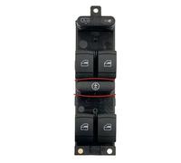 Bouton Leve Vitres Bouton commutation commande vitre électrique rouge 9 broches pour Bora pour pour Passat B5 pour Seat pour Leon pour Toledo 1J4959857 3BD959857